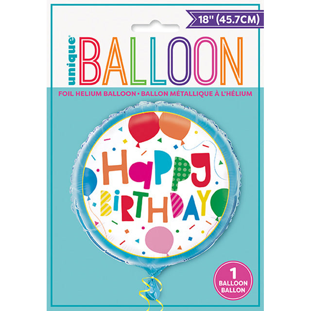Colorful Round Foil Balloon
