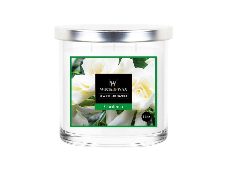 Gardenia 3 Wick Jar Candle