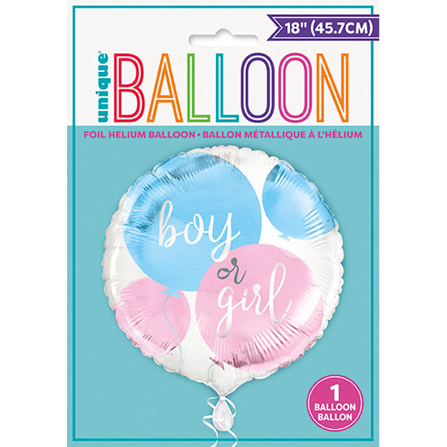 Gender Reveal Party Foil Balloons
