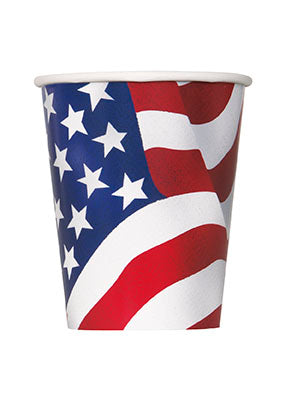 USA Flag Cups