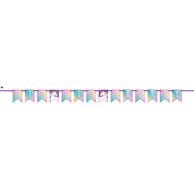 Unicorn Party Pennant Banner