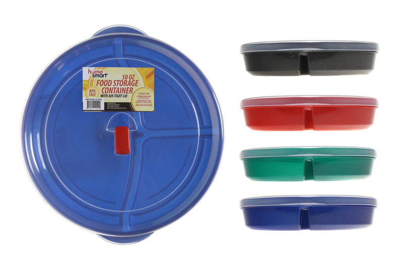 Plastic Container With 3 Compartments