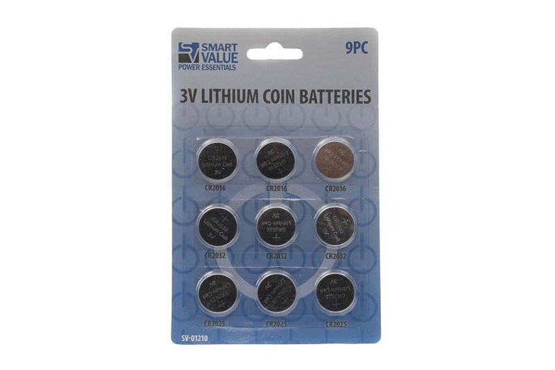 Lithium Batteries 9 Pack