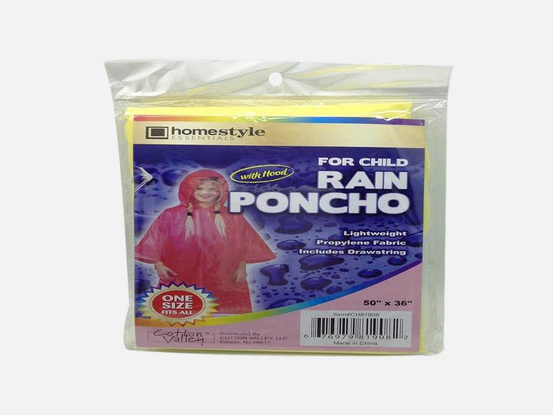 Child Rain Poncho