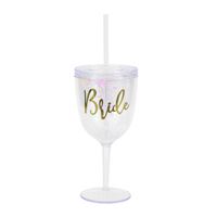 Bride Plastic Wine Tumbler