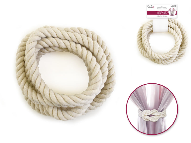 Craft Decor Nautical Cotton Rope