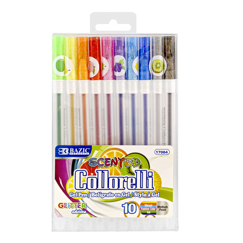 Bazic Scented Glitter Color Gel Pen