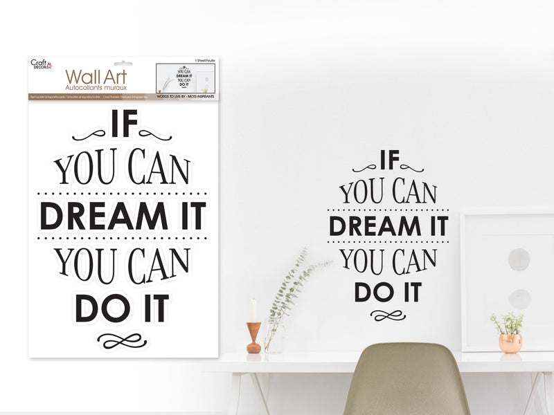 Craft Decor Words To Live By Wall Art