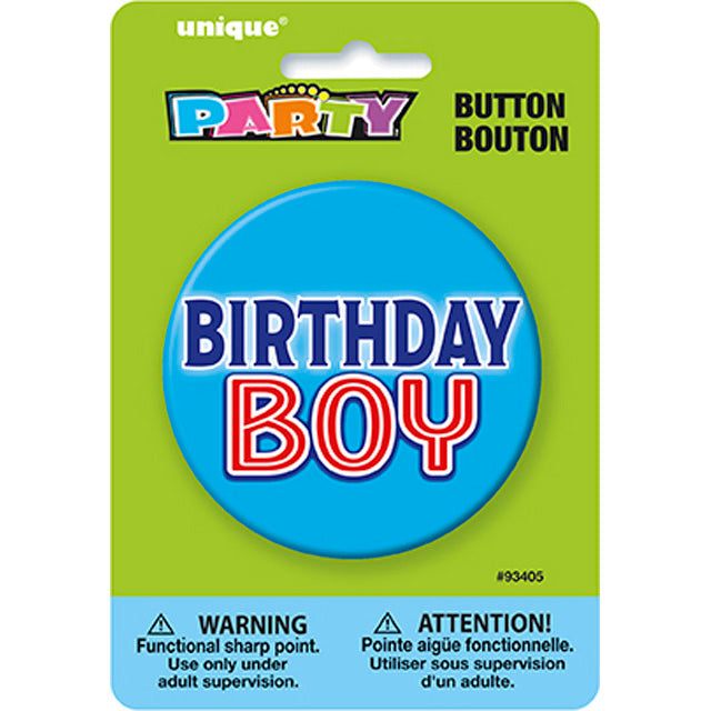 Birthday Boy Button