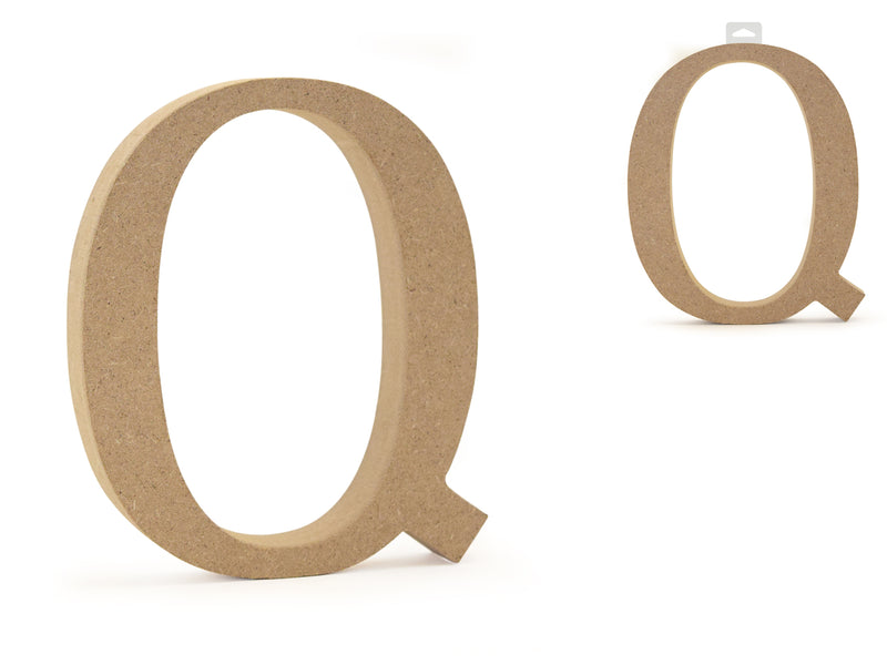 Wood Letters Q