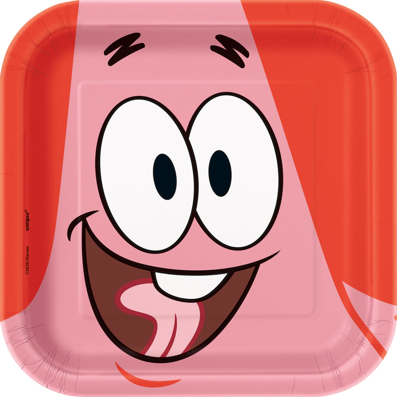 Spongebob Squarepants Square Plates Small