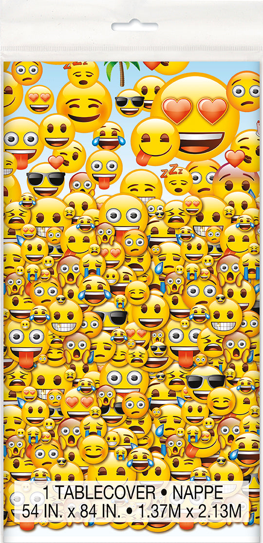 Emoji Plastic Table Cover