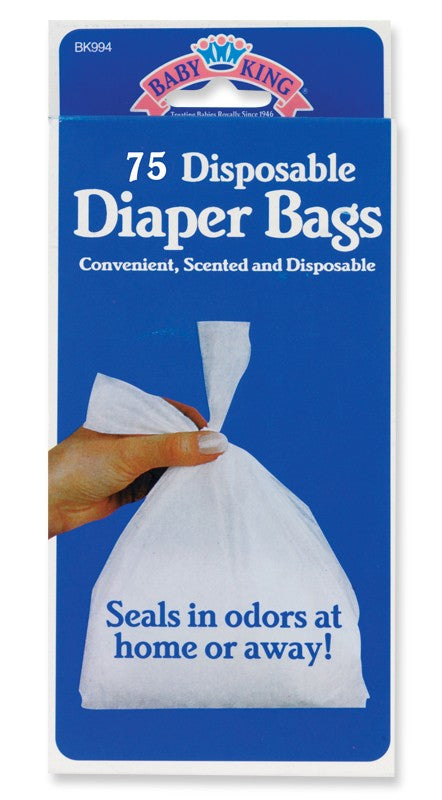 Disposable Diaper Bag 75 Pack
