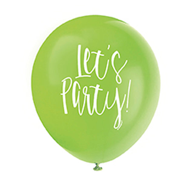 Lets Party Latex Balloons