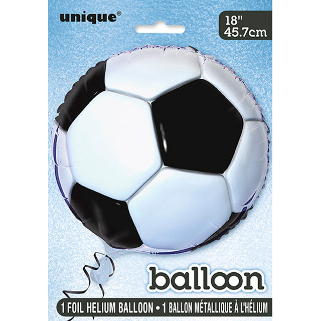 3D Soccer Foil Balloon Packaged