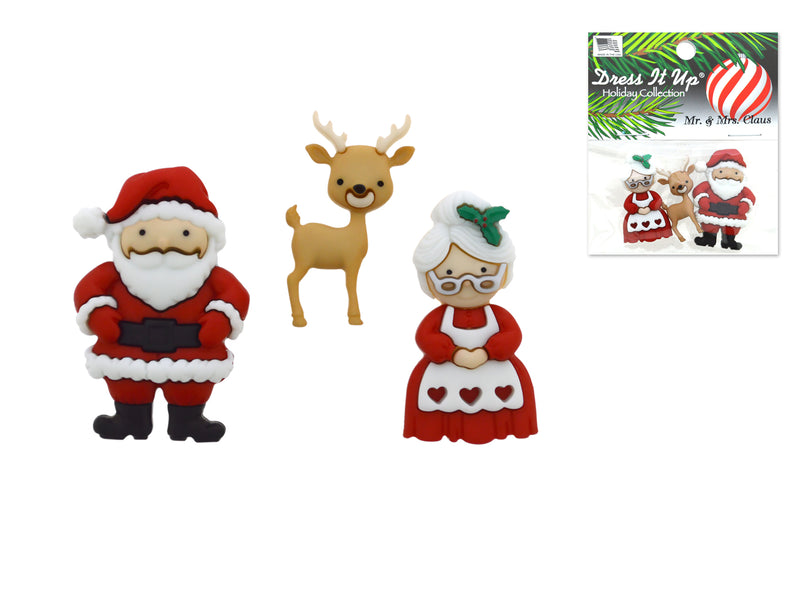 Holiday Paper Craft: Seasonal Dress-It-Up Bits Painted Embellishments