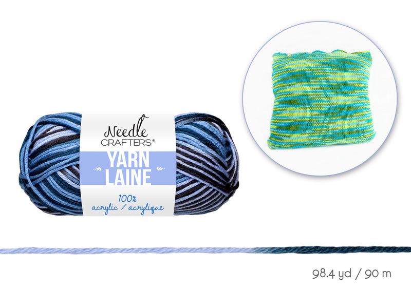 Needle Crafters Blue Haze Acrylic Yarn