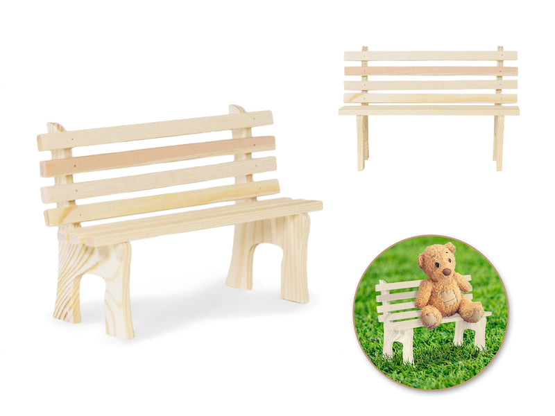 Wood Craft DIY Mini Park Bench