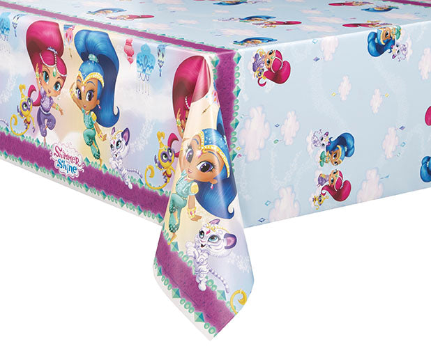 Shimmer Shine Plastic Table Cover