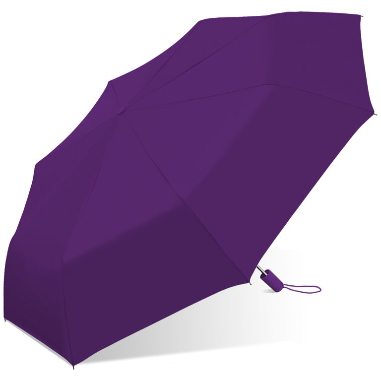 Solid Colors Auto Folding Umbrella