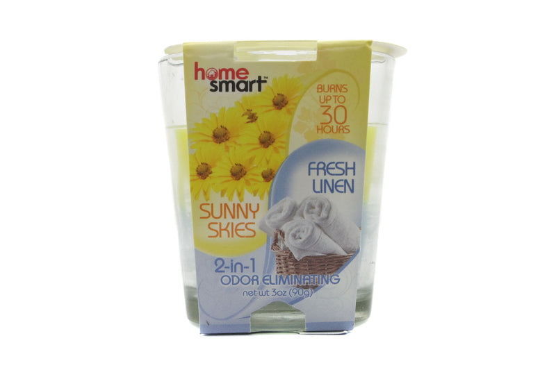Sunny Skies And Fresh Linen 2 In 1 Candle Tumbler