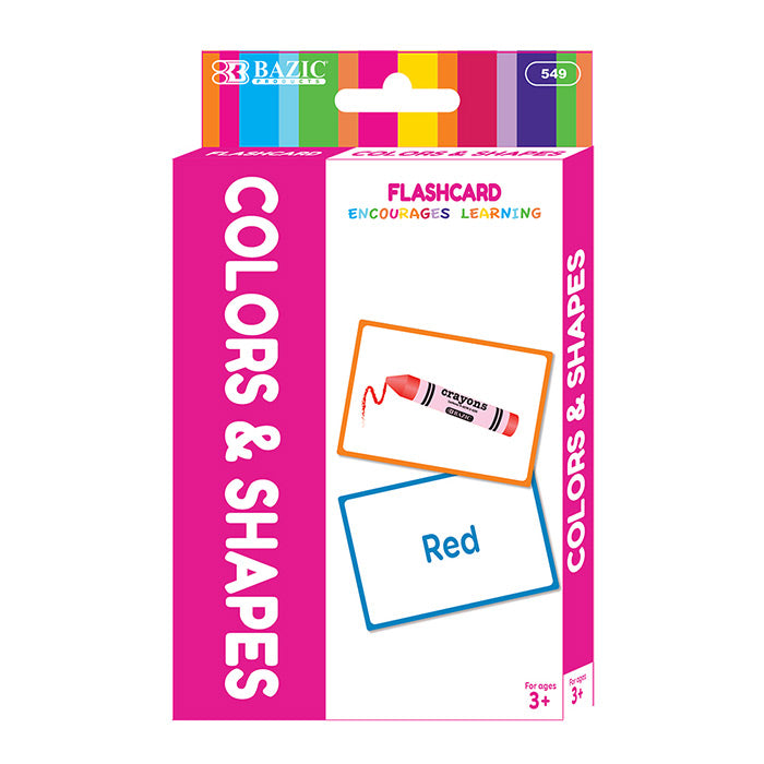 Bazic Color Preschool Flash Cards