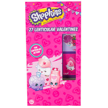 Shopkins Valentine Cards 27 Pack