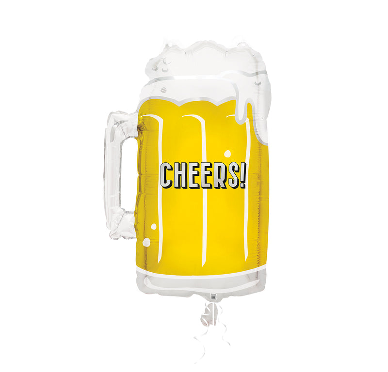 Giant Beer Mug Foil Balloon