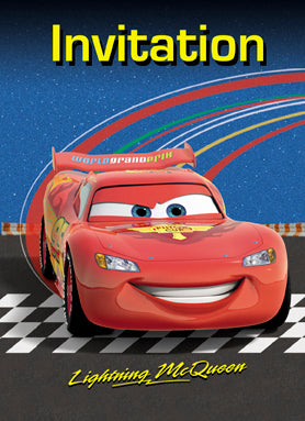 Cars 3 Invitations