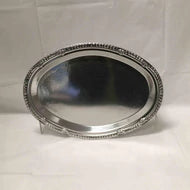 Oval Chrome Catering Plate