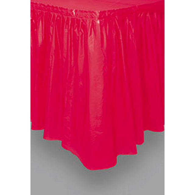 Red Table Skirt