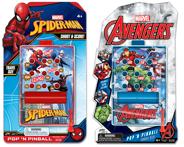 Marvel Spiderman Pop And Pinball