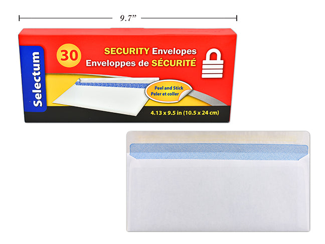 Security Peel N Seal Envelopes 30 Pack