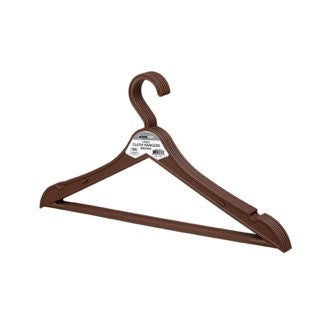 Brown Plastic Clothes Hangers