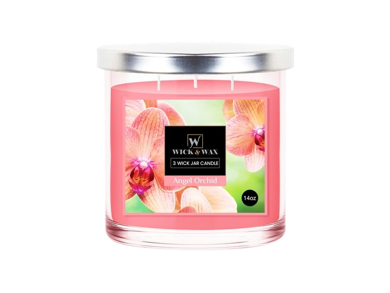 Angel Orchid 3 Wick Jar Candle
