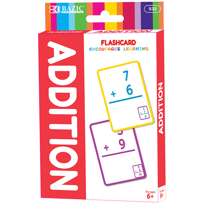 Bazic Addition Flash Cards