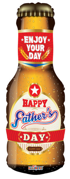 36"K Father's Day Beer Bottle Pkg