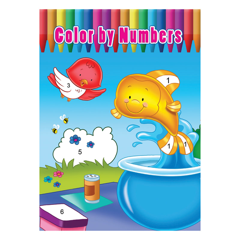 Color By Number Book 96 Pages