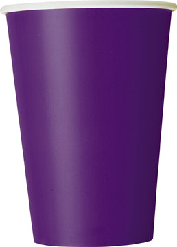 Deep Purple Cups Large 10 Pack