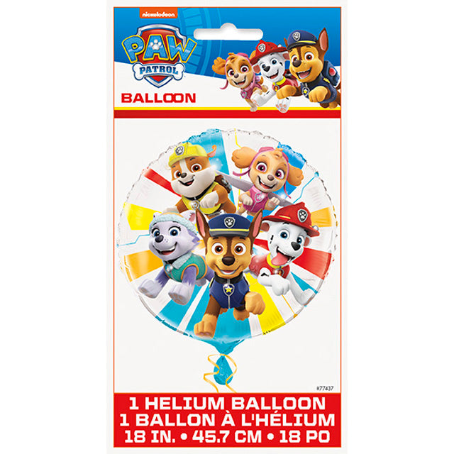 Paw Patrol Packaged Foil Balloon