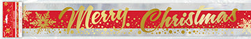 Gold Sprinkle Christmas Foil Banner