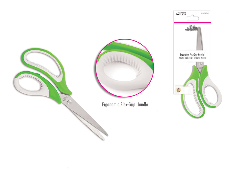 Crafters Toolkit Soft Grip Scissors