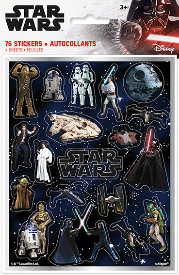 Star Wars Classic Sticker Sheet