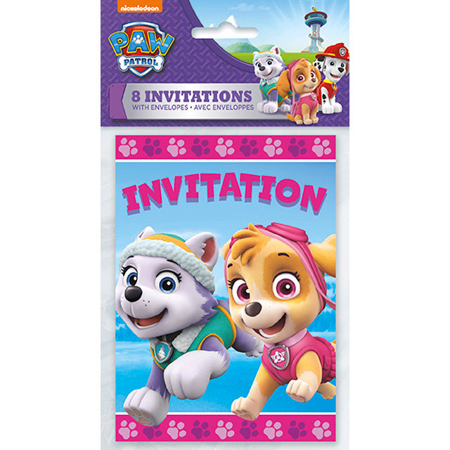 Paw Patrol Girl Invite