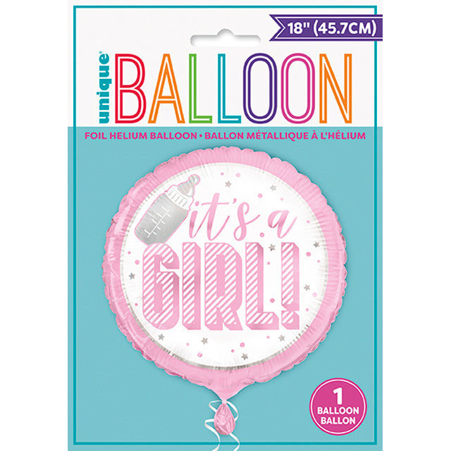 Its A Girl Foil Balloon