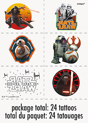 Star Wars Tattoo Sheet