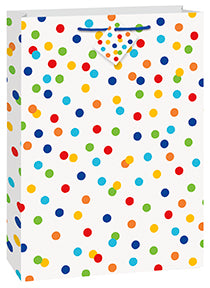 Rainbow Polka Dot Gift Bag Jumbo