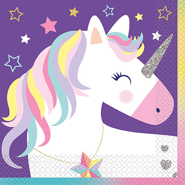 Stars Unicorn Luncheon Napkin