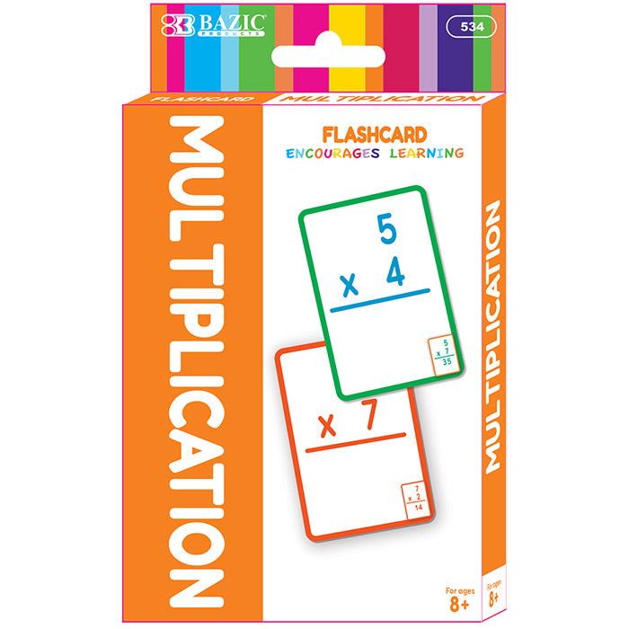 Bazic Multiplication Flash Cards