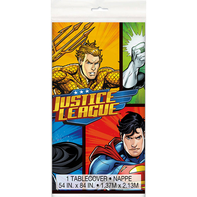 Justice League Plastic Table Cover